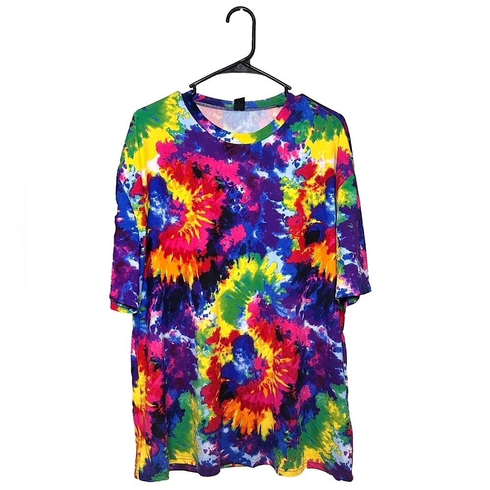 SHEIN Rainbow Tie-Dye T-Shirt